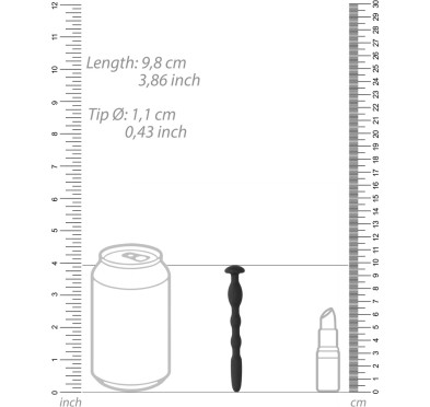 Silikonowa cewka moczowa prążkowana 11mm